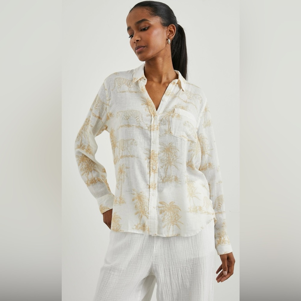 NWT  Rails Charli shirt in wild bengals